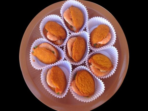 mini acarajé para festas