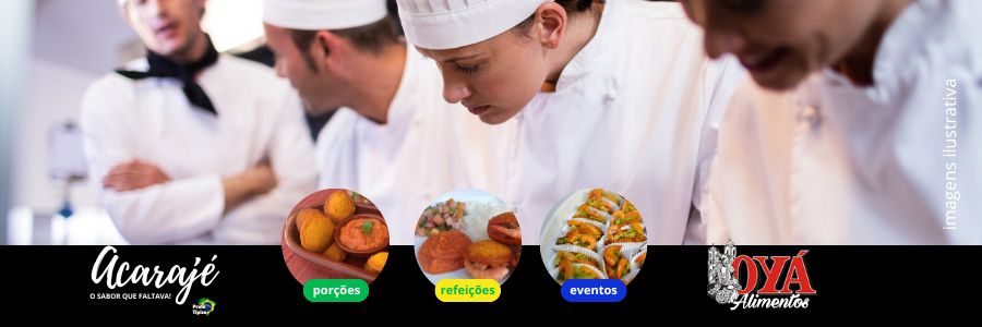Acaraje Pronto e Congelado OYA para Chefs de Eventos