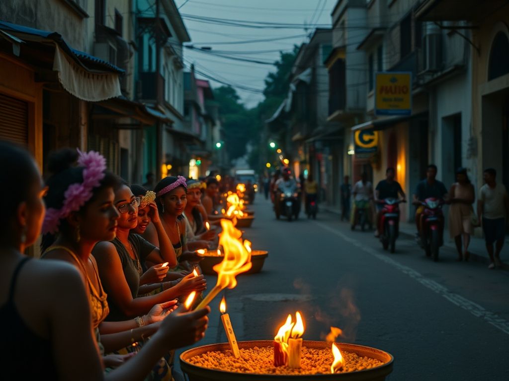 Acarajé na rua