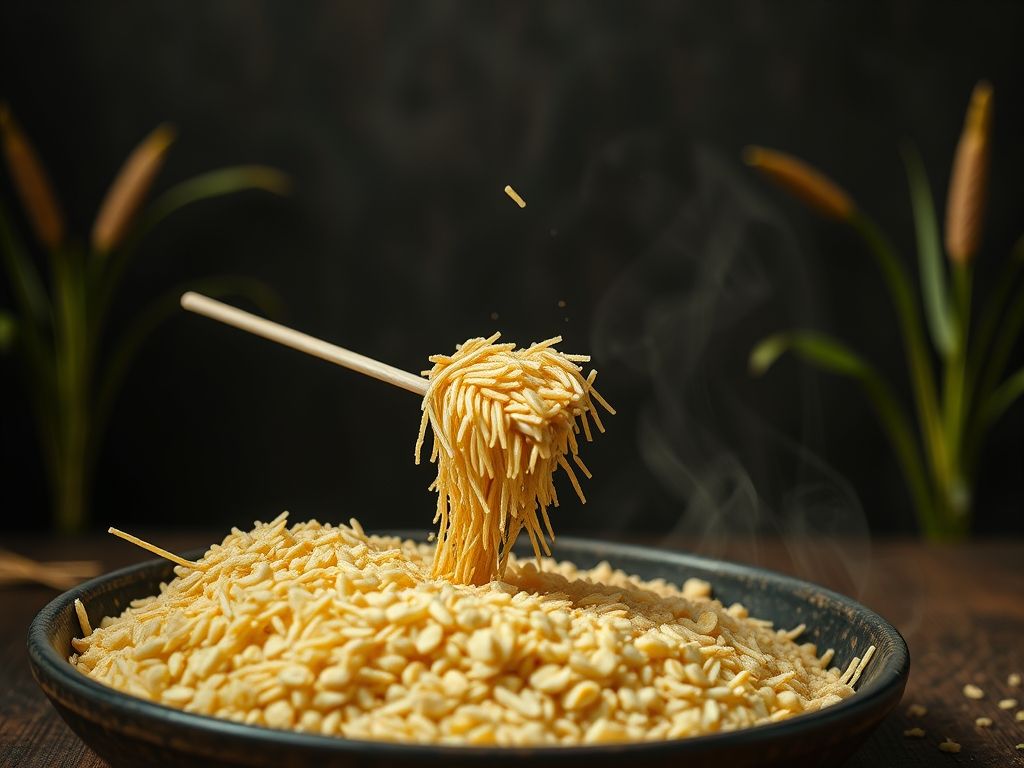 O que é Farinha de arroz