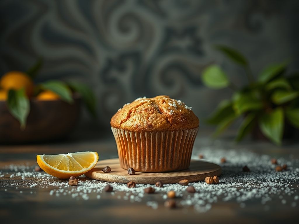 O que é Muffin de aveia